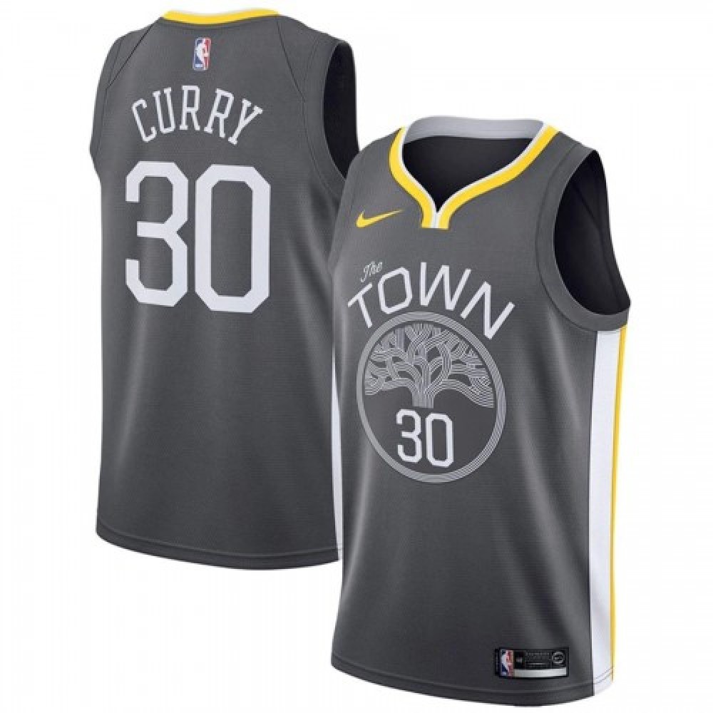 Men's Golden State Warriors Stephen Curry #30 Black Swingman Jersey - Statement Edition-Pro Kit Vault | Brand New 26/27 Sports Jerseys
